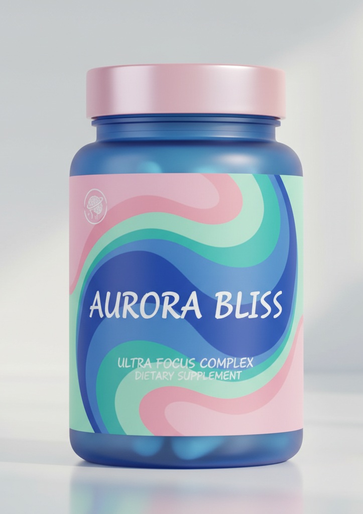 Aurora Bliss supplement bottle